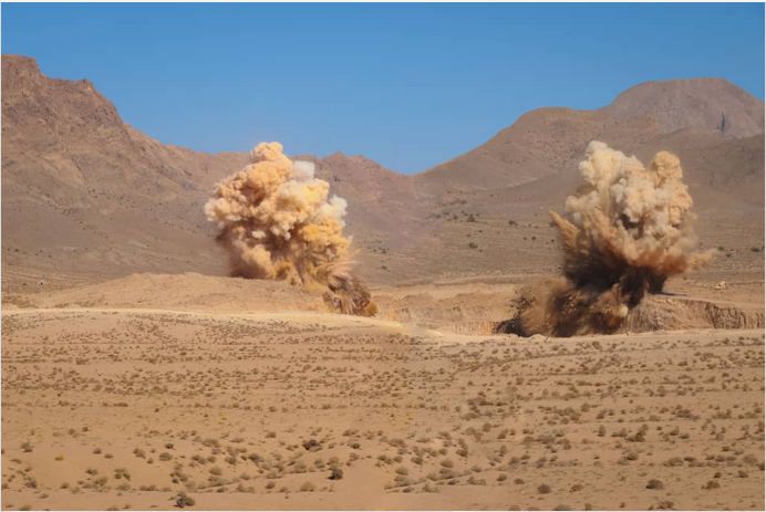 آتشباری در ملوند آغاز شد آتشباری در ملوند آغاز شد