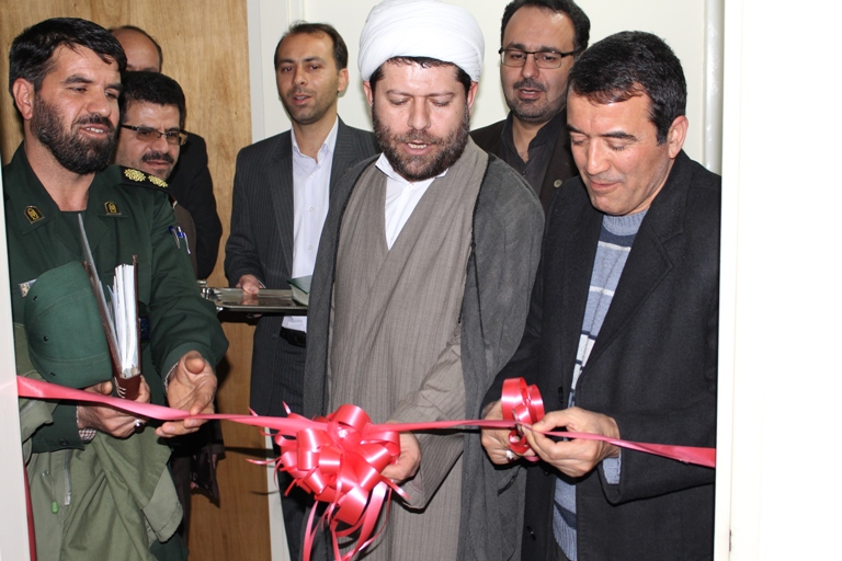 افتتاح پایگاه بسیج پست بانک استان همدان