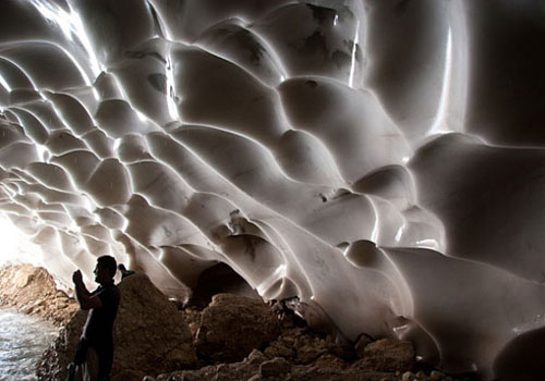 غار یخی چما (+عکس)