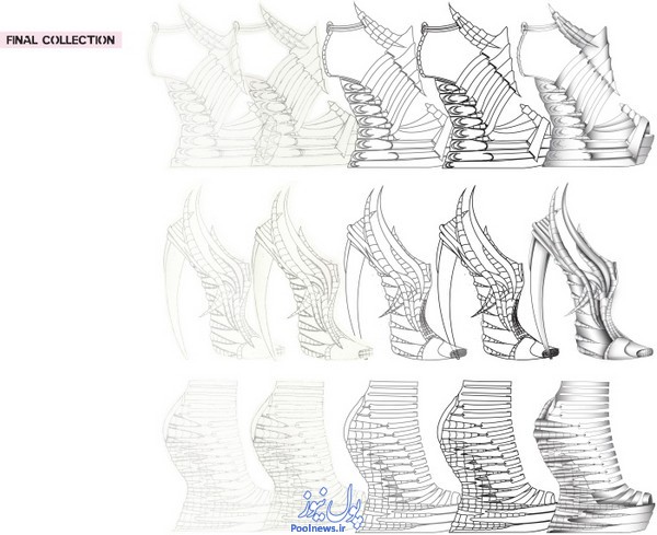 چند مدل کفش فضایی برای خانم ها (عکس)