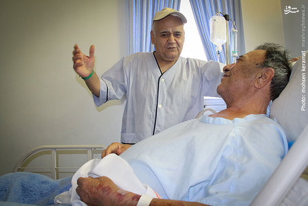 اکبر عبدی در بیمارستان (عکس)