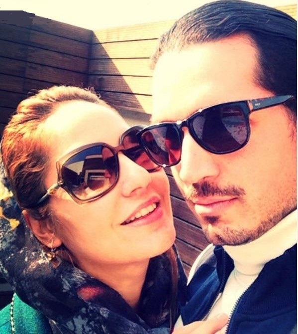 مهناز افشار در کنار همسرش (عکس)