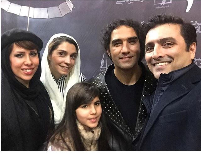 الیکا عبدالرزاقی و همسرش در کنار رضا یزدانی و خانواده اش (عکس)