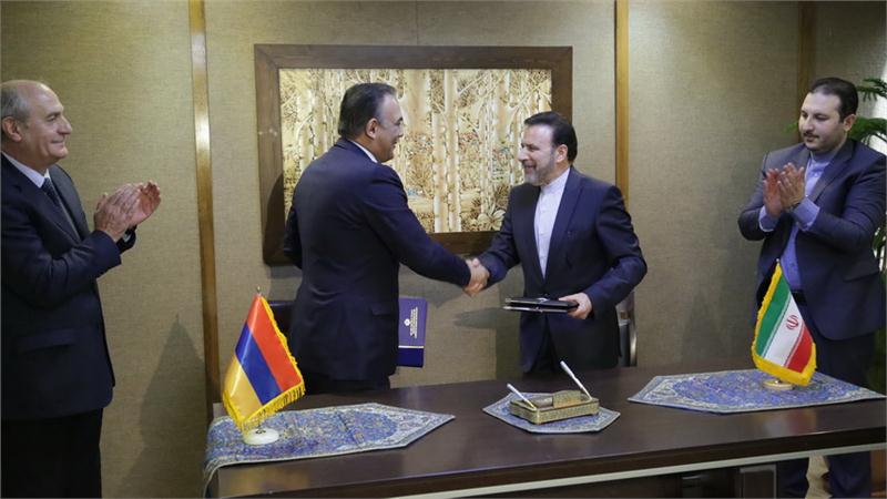 امضای 2 سند همکاری بین ایران و ارمنستان