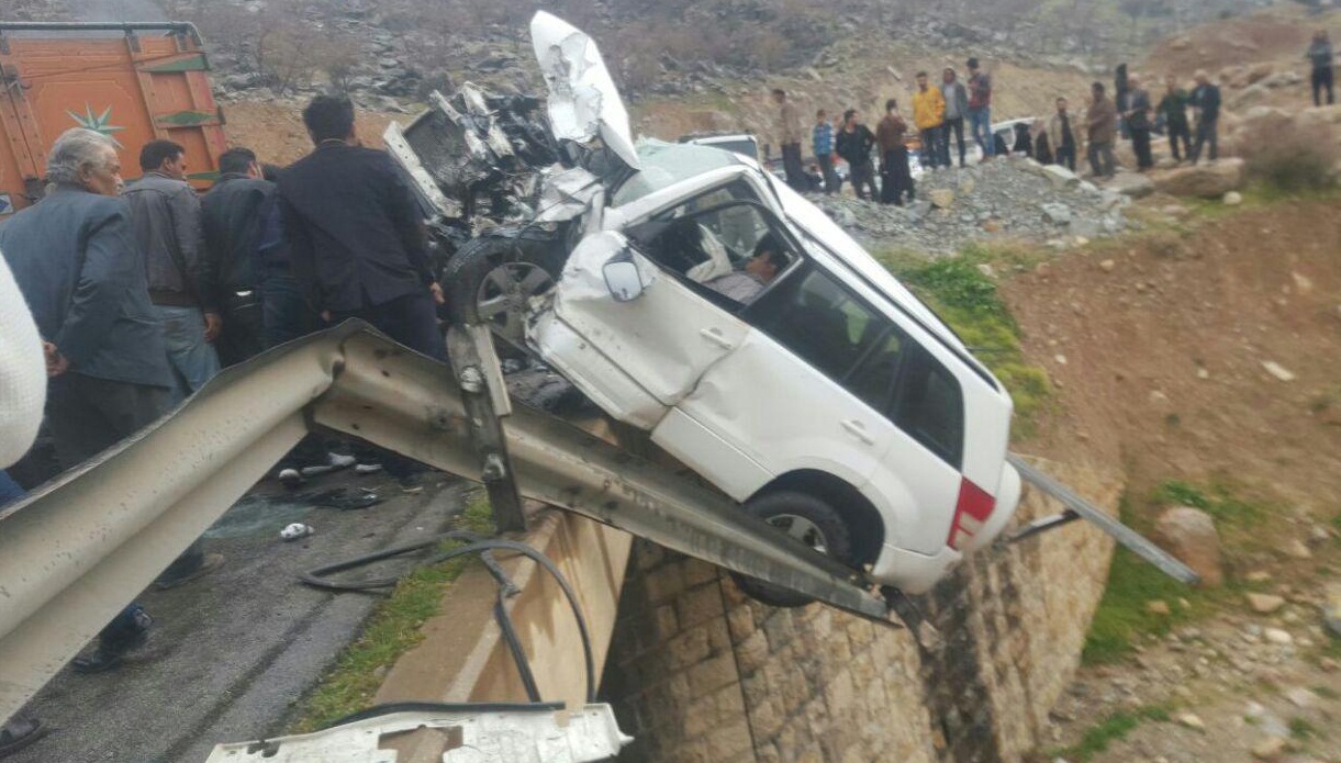 تصادف عجیب در جاده شیراز-بوشهر (عکس)