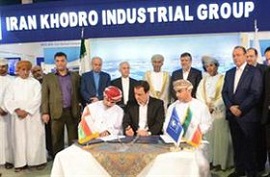 تولید خودروی ایرانی بدون سرمایه‌گذاری نقدی در عمان