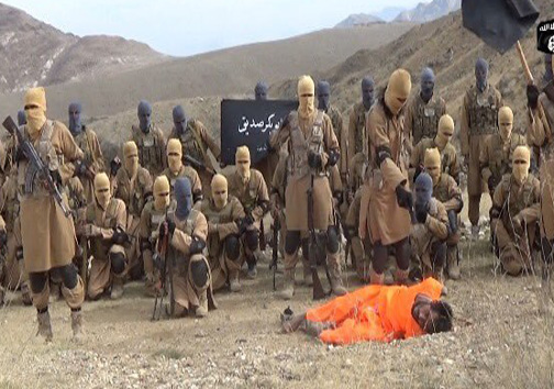 اعدام سرباز افغان توسط داعش (+عکس)