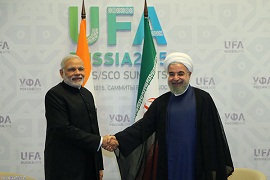 دیدار روحانی و نخست وزیر هند