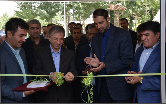 افتتاح باجه بانک ملی در ورزشگاه آزادی