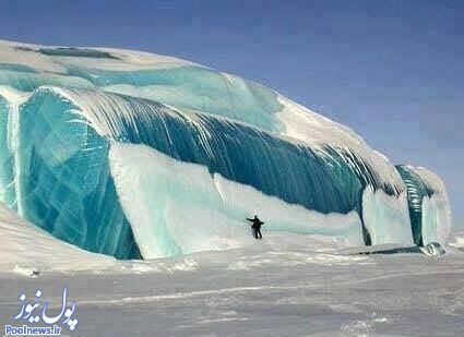 موج یخ زده (عکس)