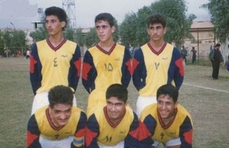 علی کریمی و حامد کاویان پور در نوجوانی (عکس)