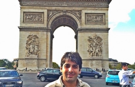 حميد گودرزي در پاريس (عكس)