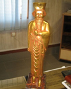 کشف مجسمه طلا از قاچاقچیان میراث فرهنگی