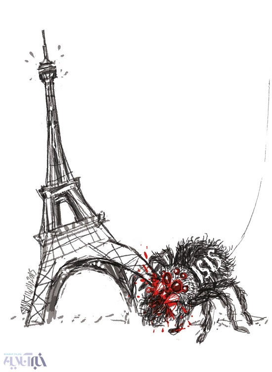 حمله به پاریس (کاریکاتور)