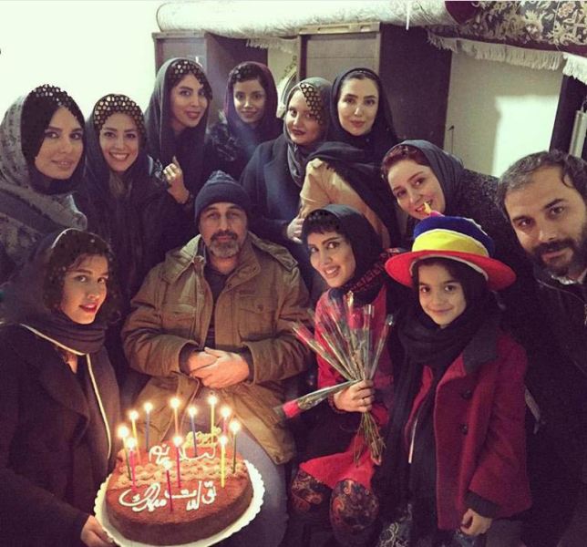 جشن تولد لیلا بلوکات با حضور رضا عطاران (عکس)