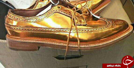 کفش طلا با روکش 18 عیار بپوشید (+عکس)