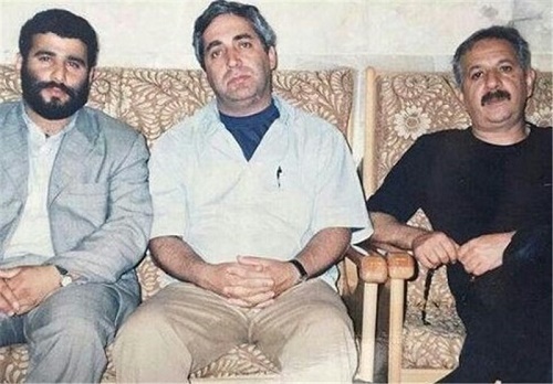 ابراهیم حاتمی‌کیا و مجید مجیدی در کنار مداح مشهور (عکس)