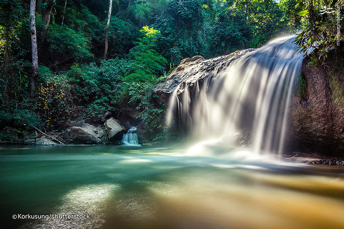 آبشاری زیبا در تایلند (عکس)