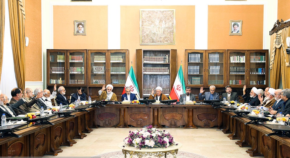آخرین حضور آیت الله هاشمی رفسنجانی در جلسه مجمع تشخیص مصلحت نظام (عکس)