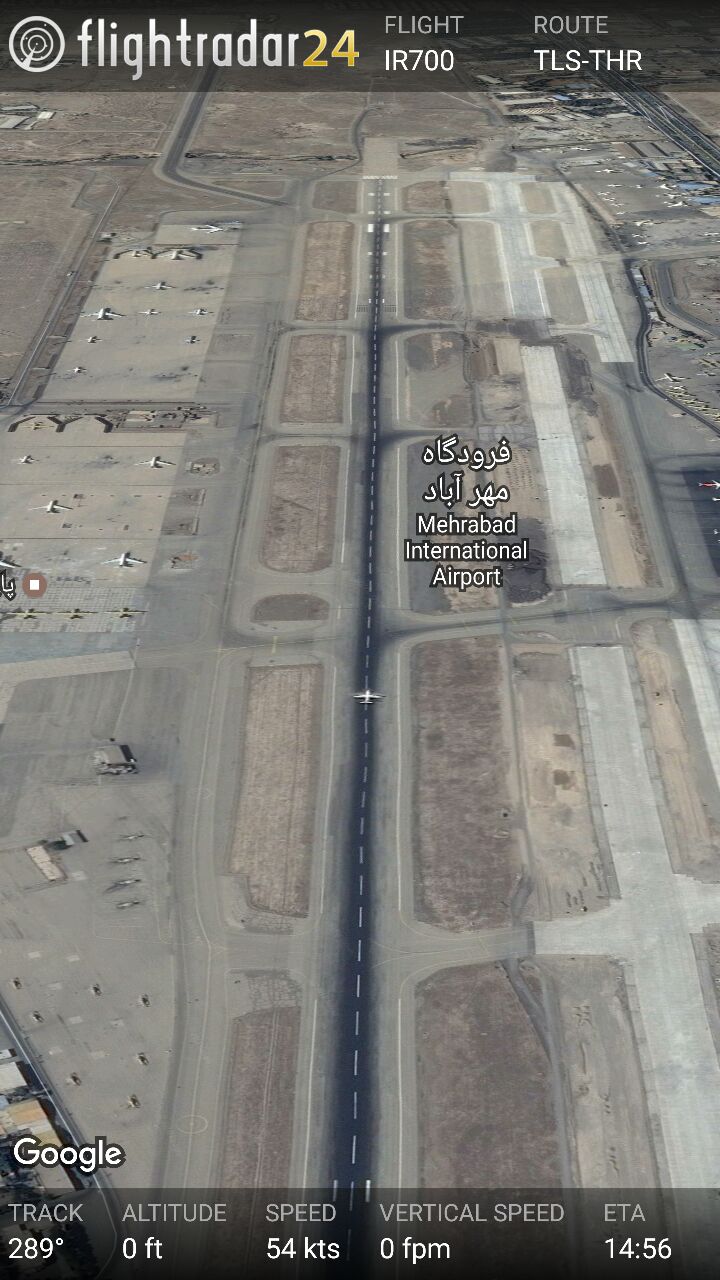هواپیمای جدید هما در باند فرودگاه مهرآباد (+عکس )