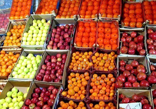 بازار میوه آرام گرفت