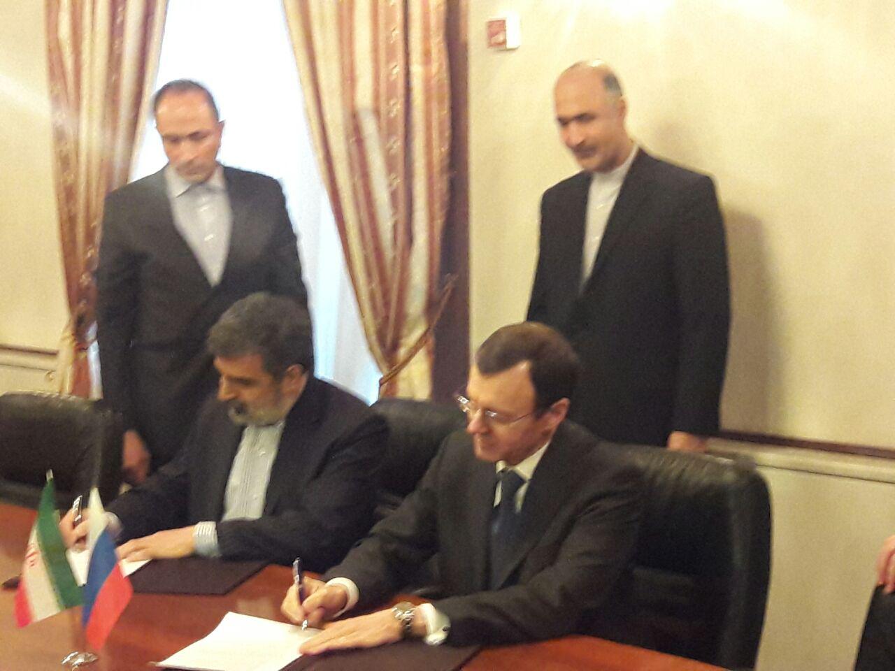 امضای 2 سند همکاری هسته ای ایران و روسیه