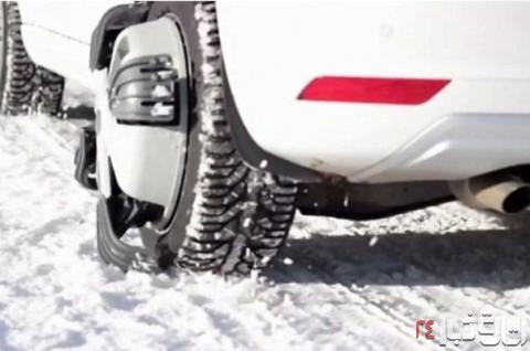 اختراعی برای رانندگی در برف (+عكس)
