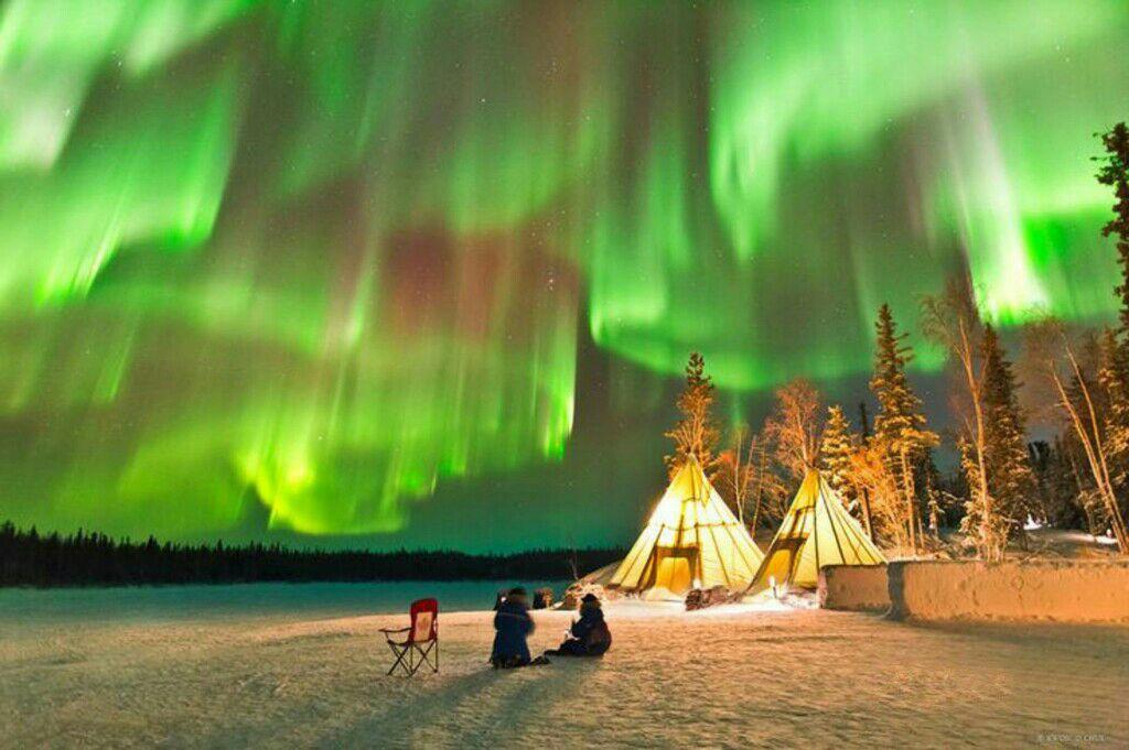 شفق قطبی در کانادا (عکس)