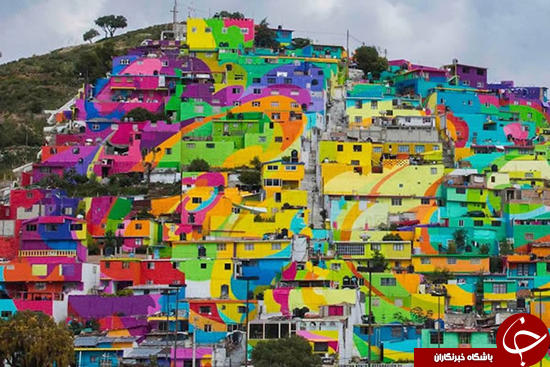 تصاویری از رنگارنگ‌ترین مکان‌ها در جهان (عکس)