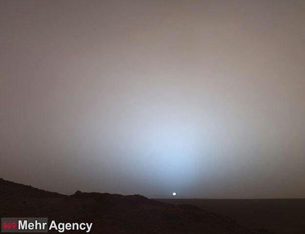 طلوع خورشید در مریخ (عکس)