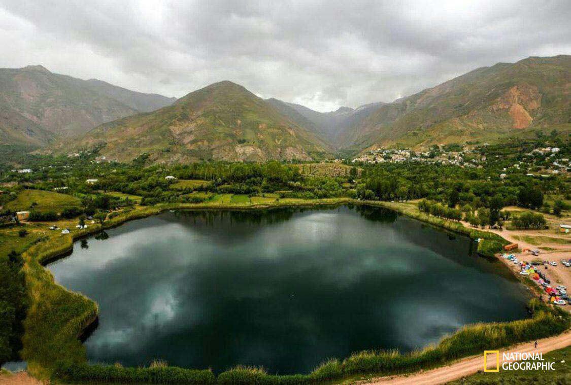 دریاچه زیبای اوان الموت در استان قزوین (عکس)
