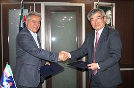 شرکت صادرات گاز با کره جنوبی تفاهم‌نامه امضا کرد