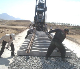 عملیات احداث خط ریلی بین‌المللی گیلان در آستارا آغاز شد