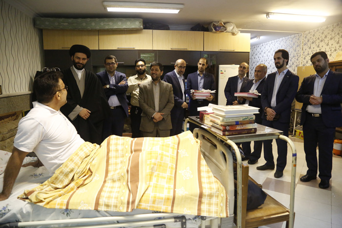 دیدار کارکنان بانک دی با جانبازان مرکز شهید بهشتی