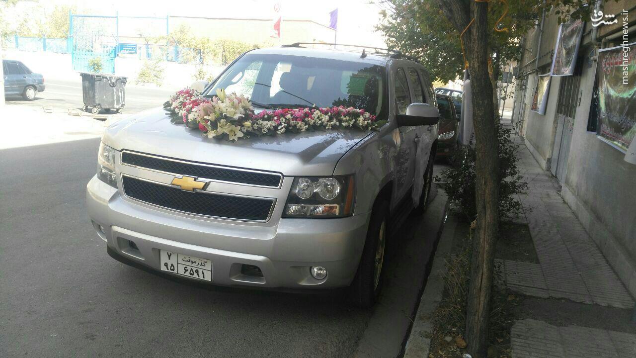 ماشین عروس آمریکایی در تهران(عکس)