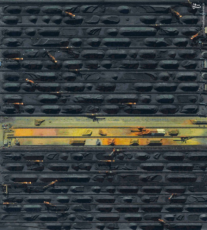 عکس زیبای ناسا از یک انبار زغال سنگ