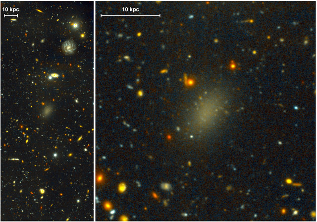 کهکشان نامرئی کشف شد(+عکس)