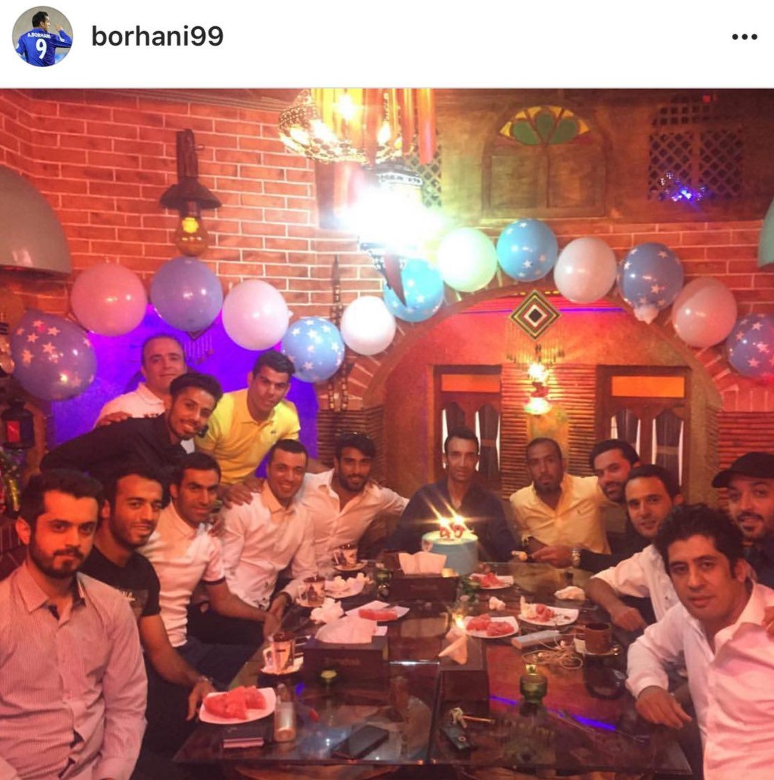 جشن تولد چهل سالگی آقای گل فوتبال ایران