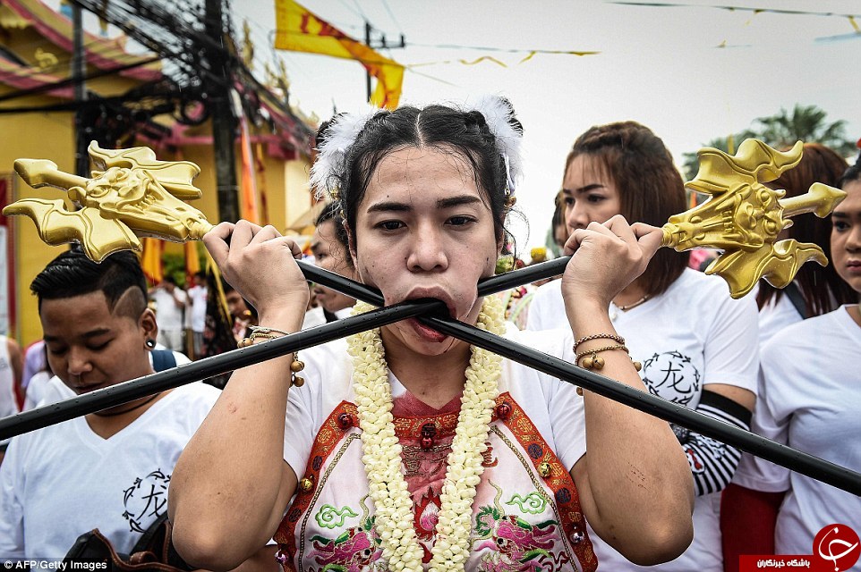 جشنواره ای وحشتناک در تایلند(+ عکس)