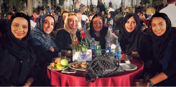 بازیگران زن در مراسم تقدير از كيميا عليزاده(+عکس)