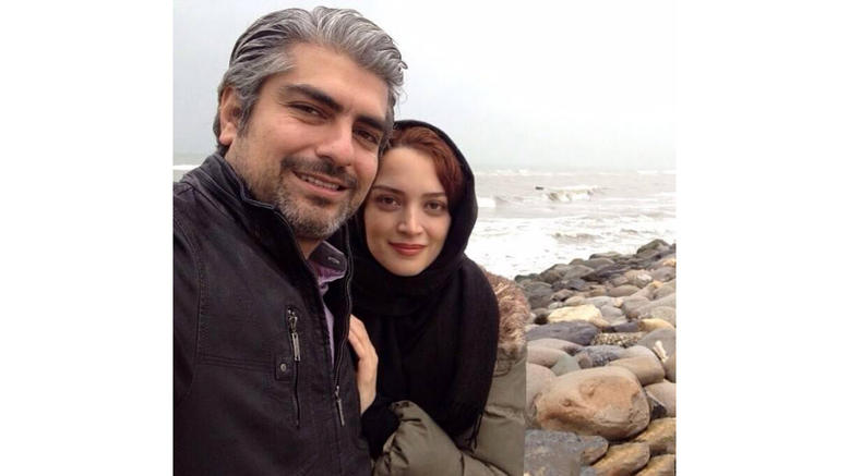 سلفی خاص بازیگر زن و مرد ایرانی لب ساحل