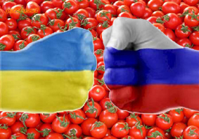 روسیه 35 تن گوجه‌ی اوکراینی را نابود کرد