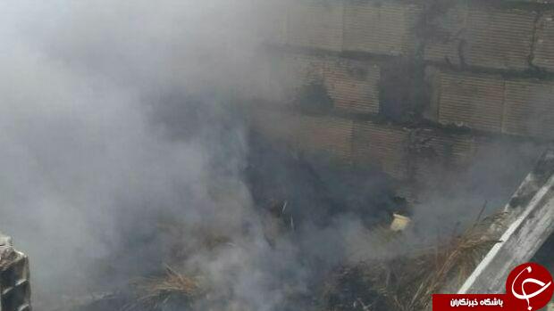 آتش سوزی منزل مسکونی در گیلان (+عکس)
