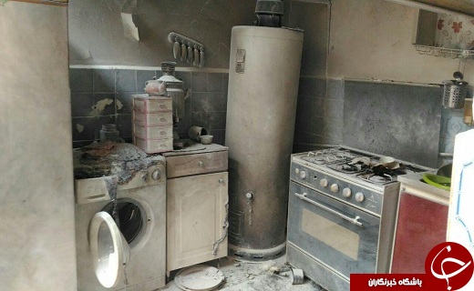 انفجار گاز پیک نیک در قزوین حادثه آفرید (+عکس)