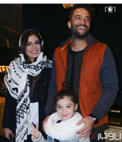 بنیامین بهادری در کنار همسرش و دخترش (+عکس)