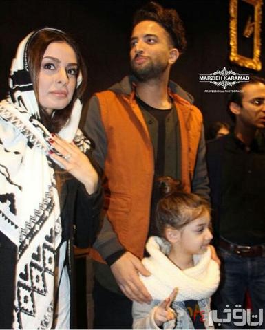 بنیامین بهادری در کنار همسرش و دخترش (+عکس)
