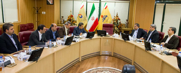 نشست مدیران بانک ملت و شرکت ملی گاز ایران