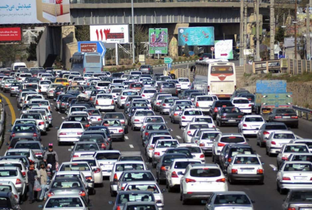 ترافیک سنگین در آزادراه‌های قزوین ـ کرج و کرج ـ تهران