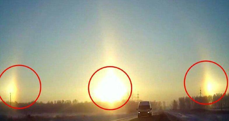 «ظهور سه خورشید» در آسمان چین (+عکس)