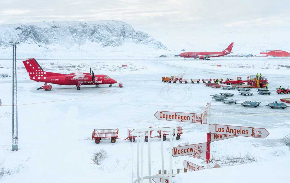 فرودگاه دیدنی در جزیره گرینلند (+عکس)